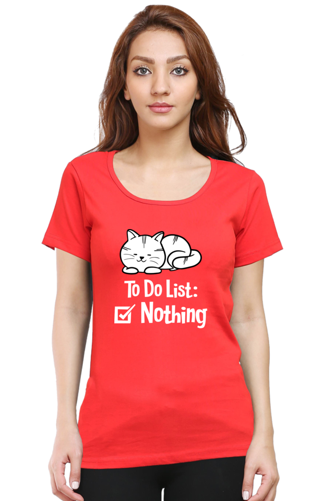 To Do List Cotton Women’s T-Shirt