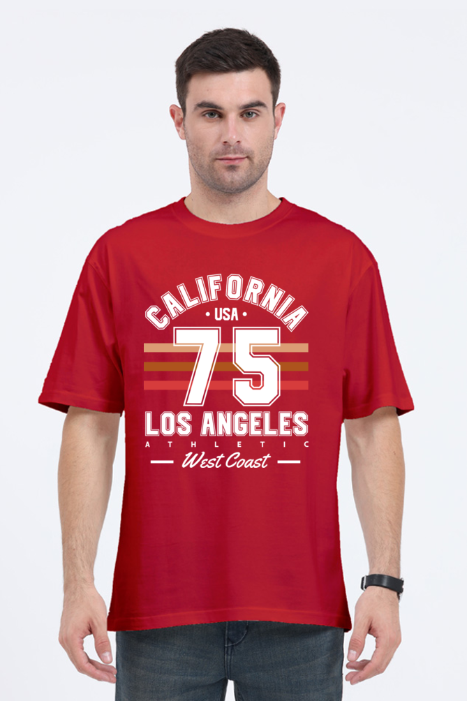 California Los Angeles - West Coast Athletic Men’s Oversized T-Shirt