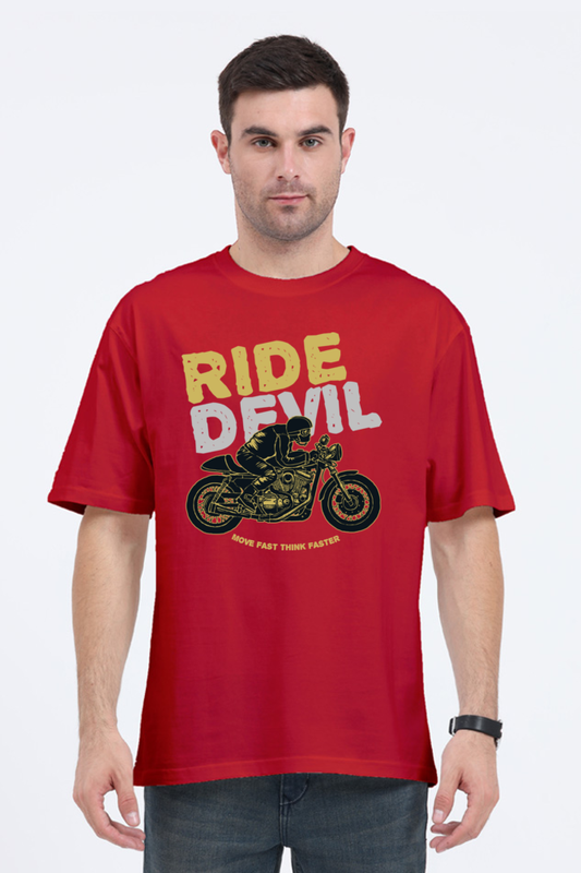 Ride Devil Men’s Oversized T-Shirt