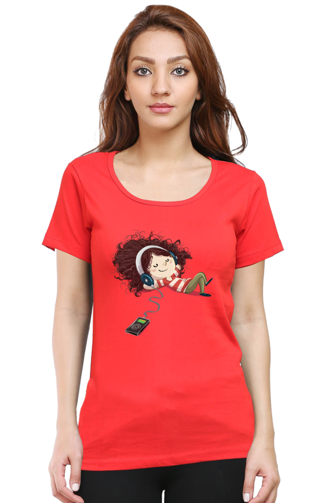 Relaxing Music Lover Women’s Cotton T-Shirt