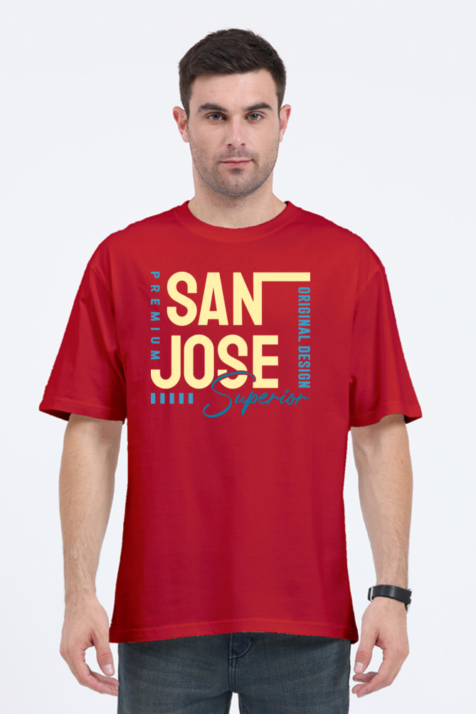 San Jose Premium Men’s Oversize Cotton T-Shirt