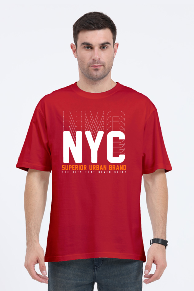 NYC Superior Urban Brand Men’s Oversized T-Shirt