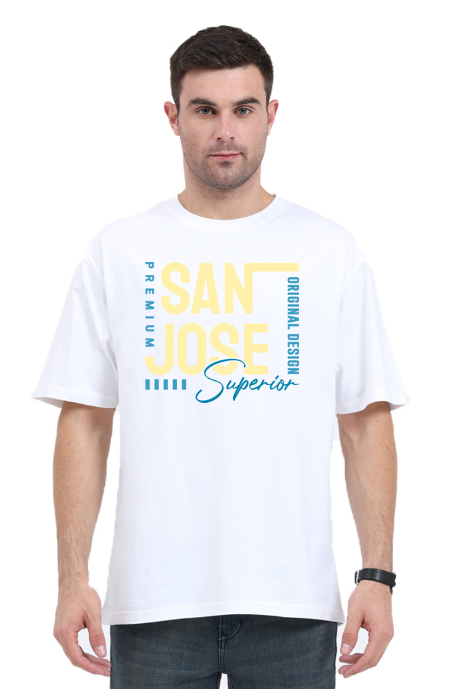 San Jose Premium Men’s Oversize Cotton T-Shirt