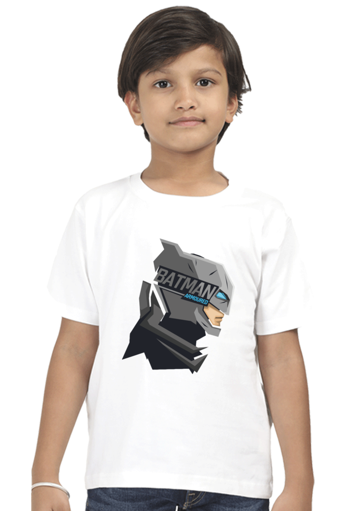 Batman Armored Abstract Print Cotton T-Shirt for Boys