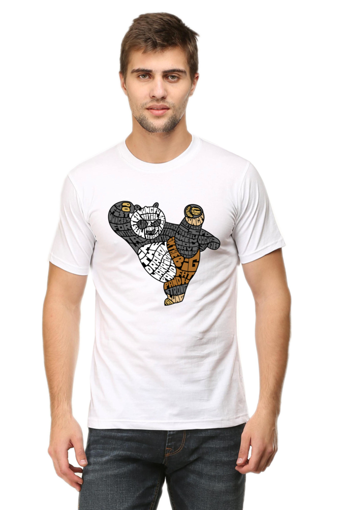 Dragon Warrior Po Kung Fu Panda Action T-Shirt for Men