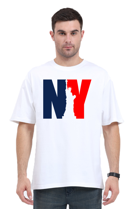 NY State Oversized Men’s T-Shirt