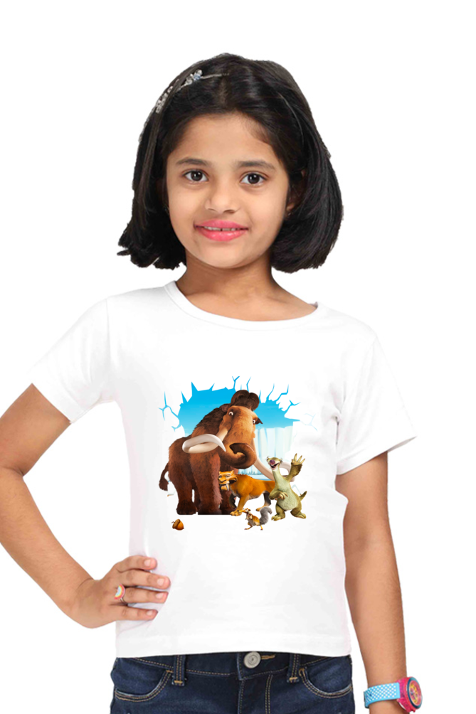 Ice Age Girls’ Graphic Print T-Shirt