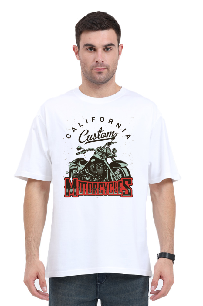 California Custom Motorcycles Oversized Men’s T-Shirt