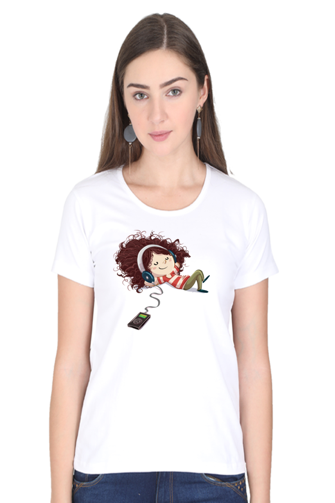 Relaxing Music Lover Women’s Cotton T-Shirt