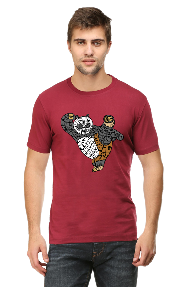 Dragon Warrior Po Kung Fu Panda Action T-Shirt for Men