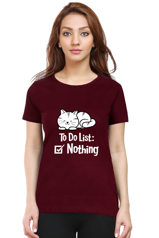 To Do List Cotton Women’s T-Shirt