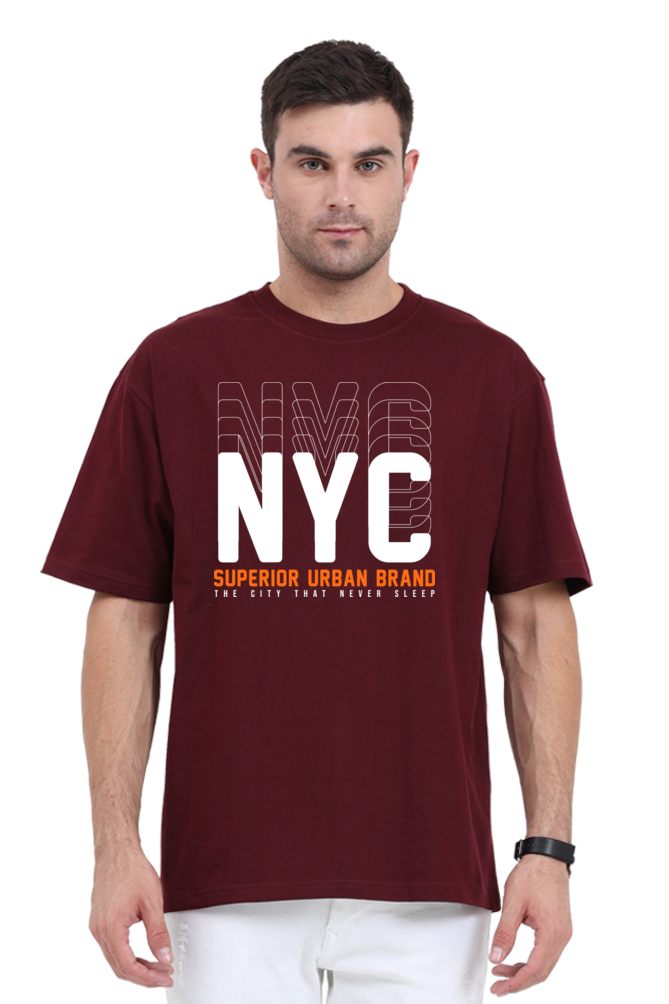 NYC Superior Urban Brand Men’s Oversized T-Shirt