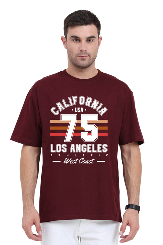 California Los Angeles - West Coast Athletic Men’s Oversized T-Shirt