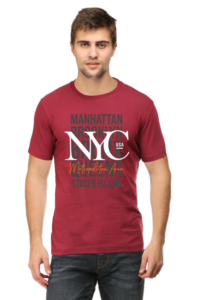 NYC Boroughs Men’s Regular T-Shirt