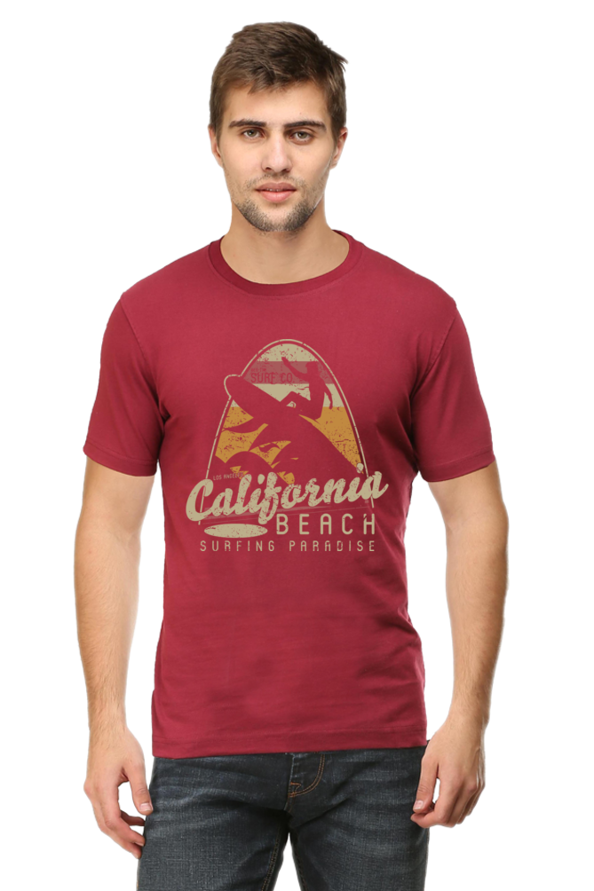 California Surf Paradise - Vintage Graphic Men's T-Shirt