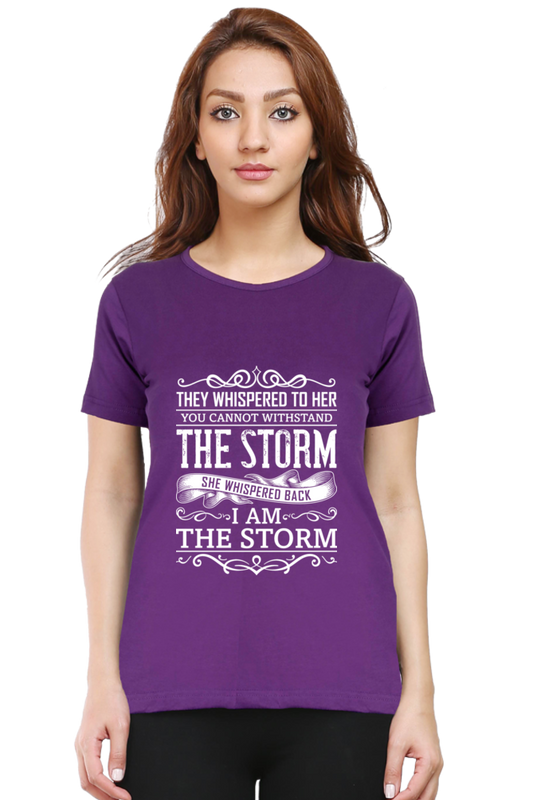 I Am The Storm Women’s Empowering T-Shirt