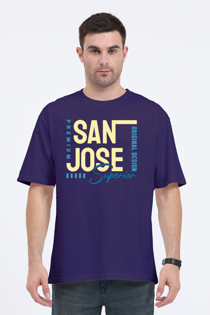 San Jose Premium Men’s Oversize Cotton T-Shirt