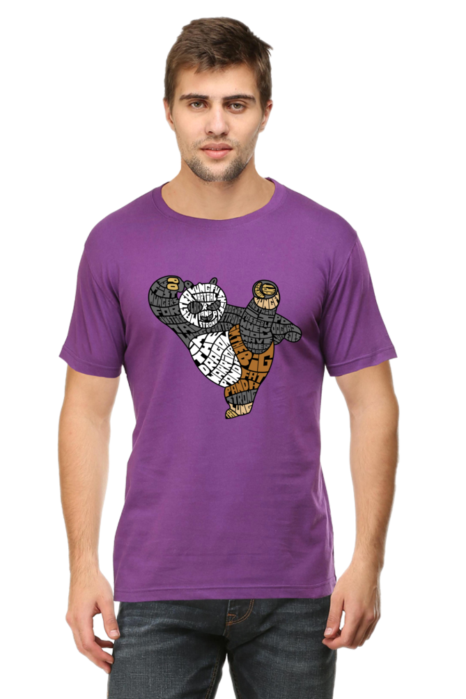 Dragon Warrior Po Kung Fu Panda Action T-Shirt for Men