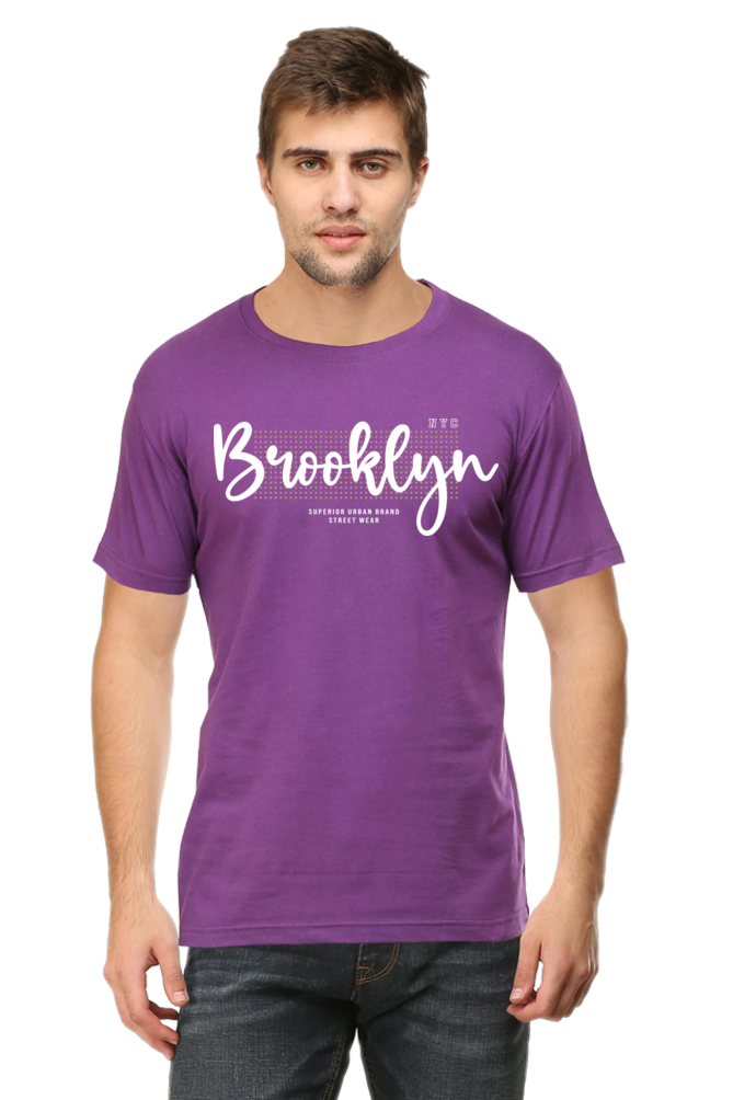 Brooklyn Signature Men’s Oversized Cotton T-Shirt