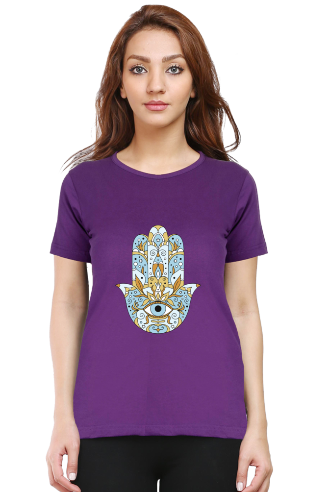 Eye of the Palm T-Shirt - A Unique and Stylish Statement Piece for Women