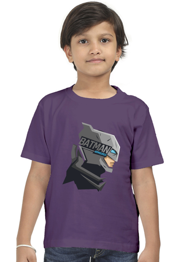 Batman Armored Abstract Print Cotton T-Shirt for Boys