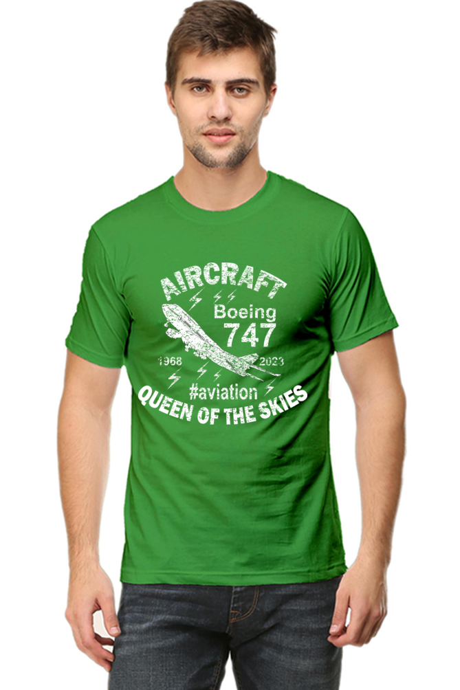 Boeing 747 Aircraft Enthusiast Men’s Regular Fit T-Shirt