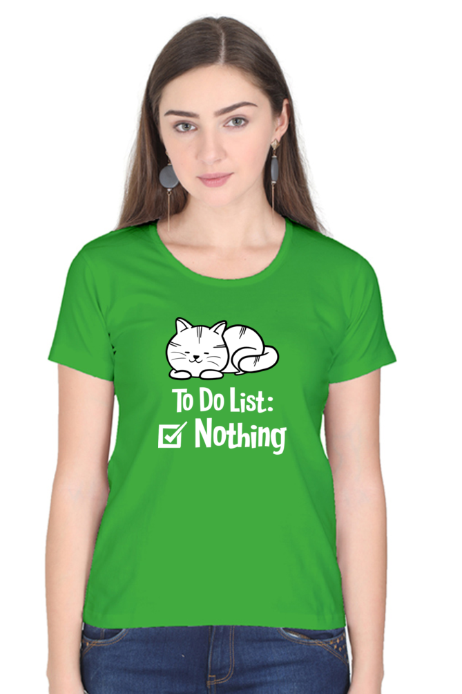 To Do List Cotton Women’s T-Shirt