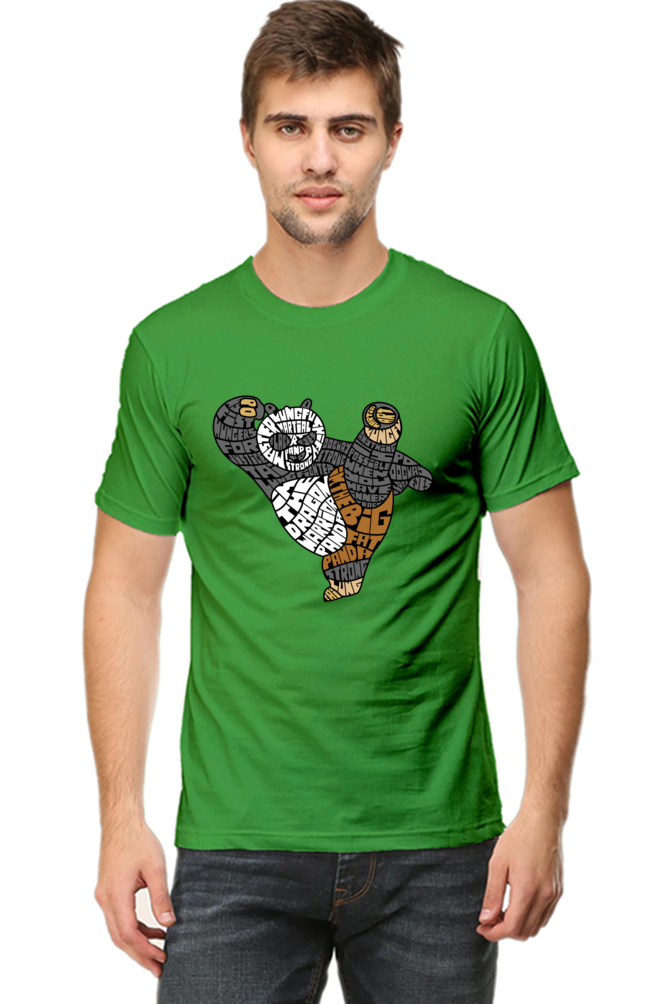 Dragon Warrior Po Kung Fu Panda Action T-Shirt for Men