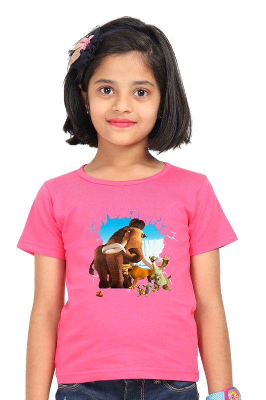 Ice Age Girls’ Graphic Print T-Shirt