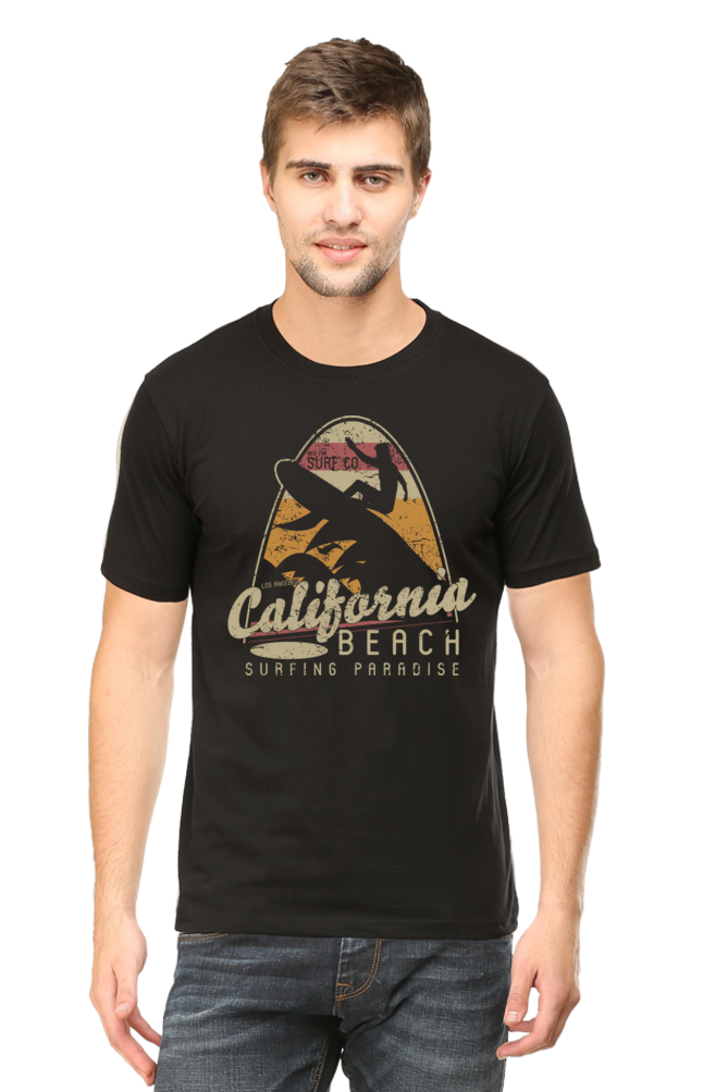 California Surf Paradise - Vintage Graphic Men's T-Shirt