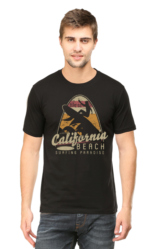 California Surf Paradise - Vintage Graphic Men's T-Shirt