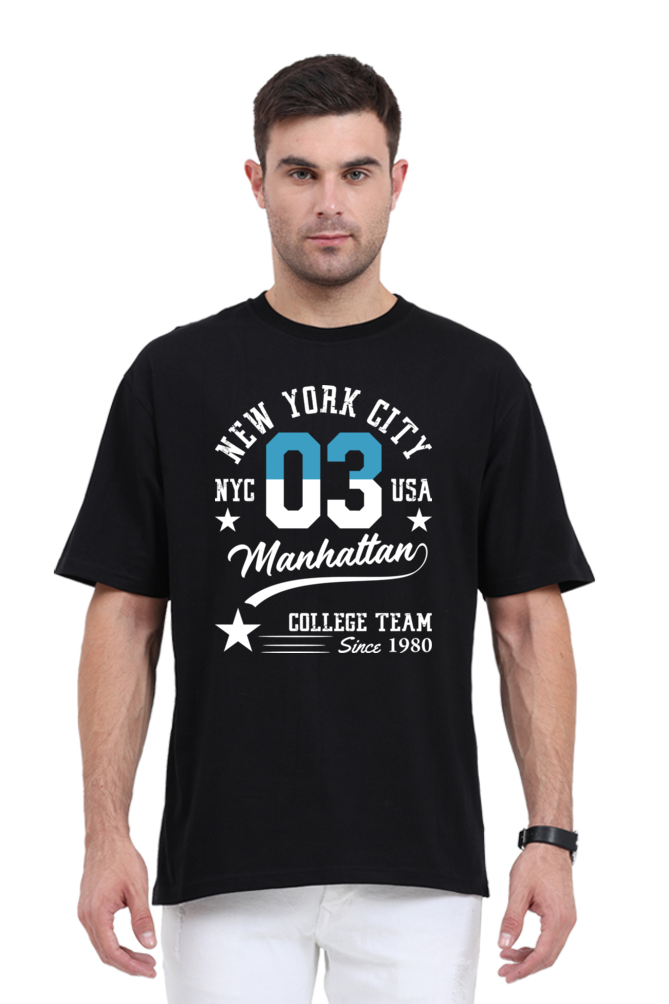 New York City Men’s Oversized Cotton T-Shirt