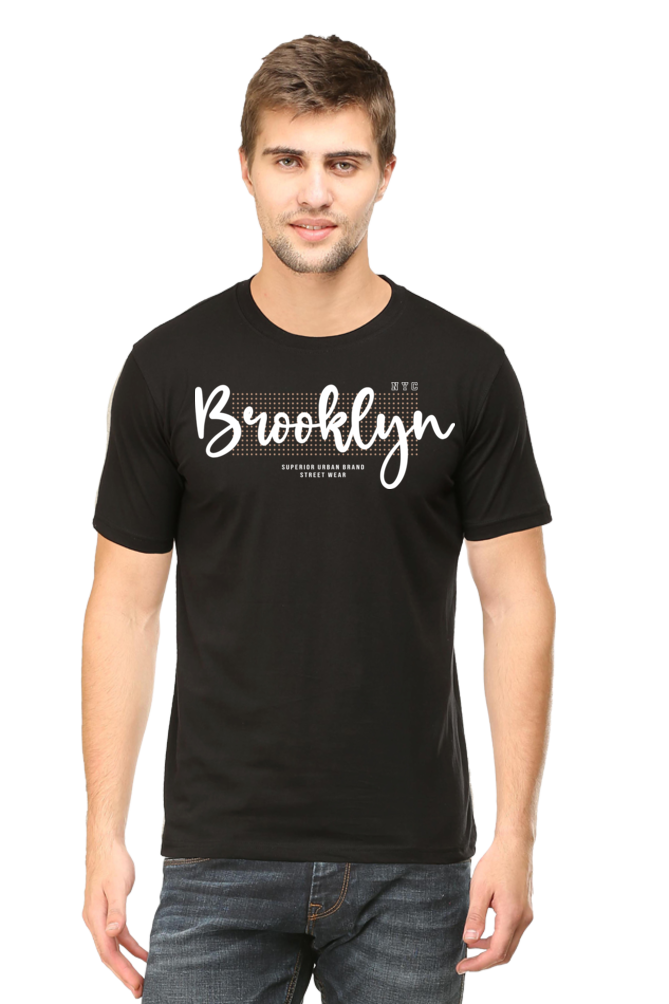 Brooklyn Signature Men’s Oversized Cotton T-Shirt