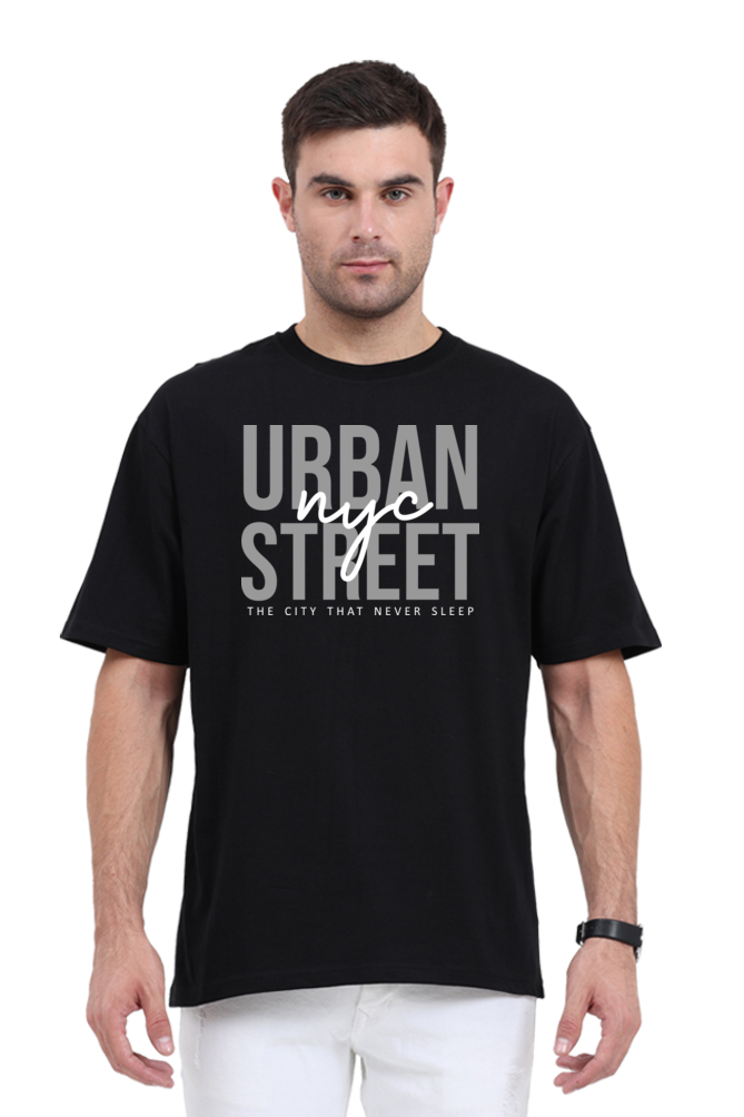 Urban NYC Street Men’s Oversize Cotton T-Shirt