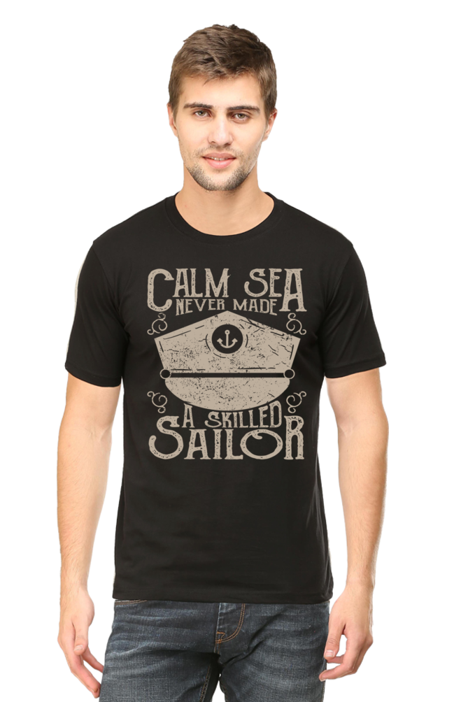 Nautical Wisdom - Premium Cotton Made in India Regular Fit T-Shirt