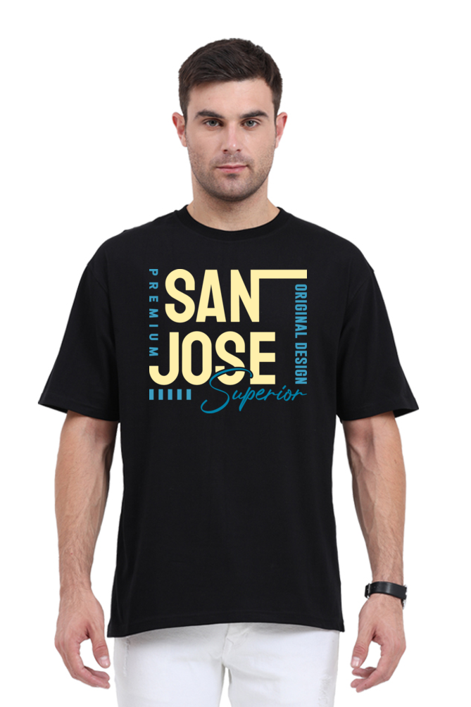 San Jose Premium Men’s Oversize Cotton T-Shirt