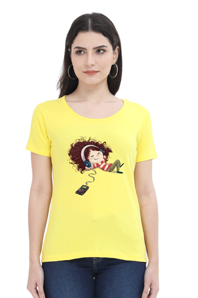 Relaxing Music Lover Women’s Cotton T-Shirt