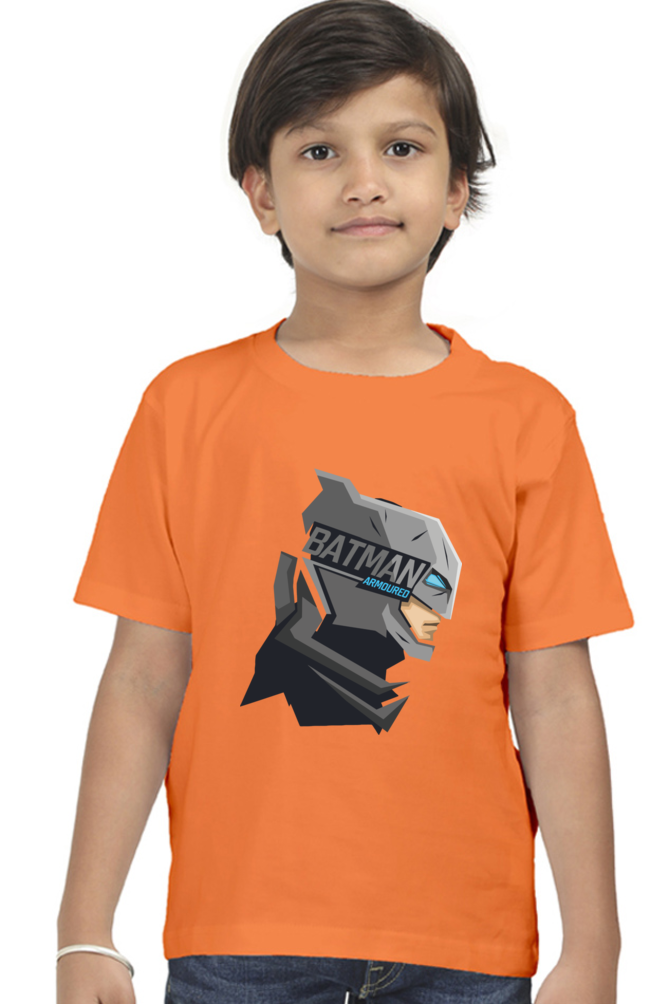 Batman Armored Abstract Print Cotton T-Shirt for Boys