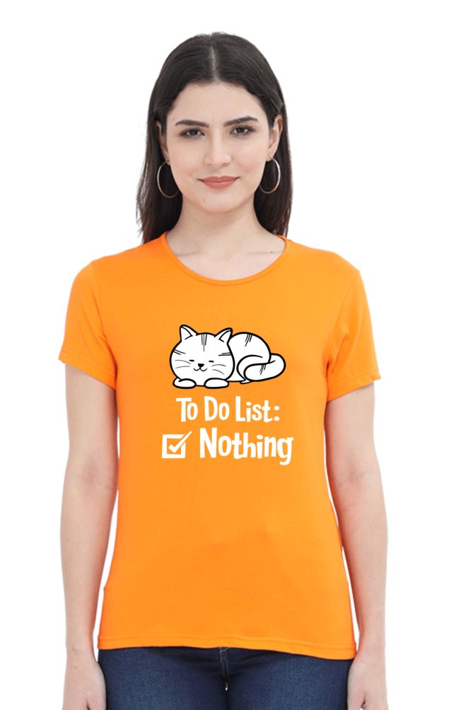 To Do List Cotton Women’s T-Shirt