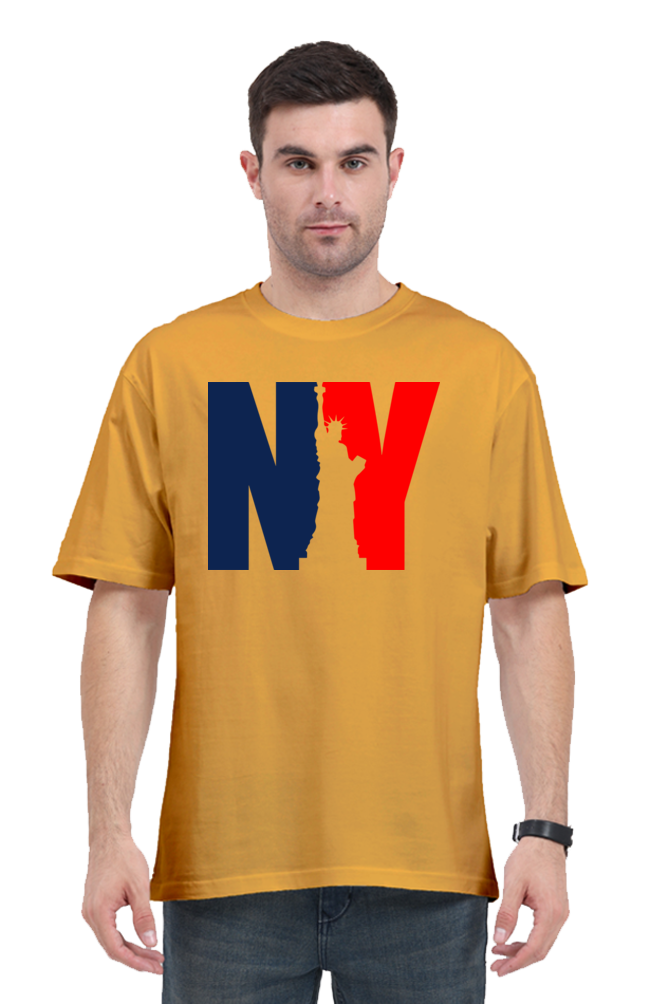 NY State Oversized Men’s T-Shirt