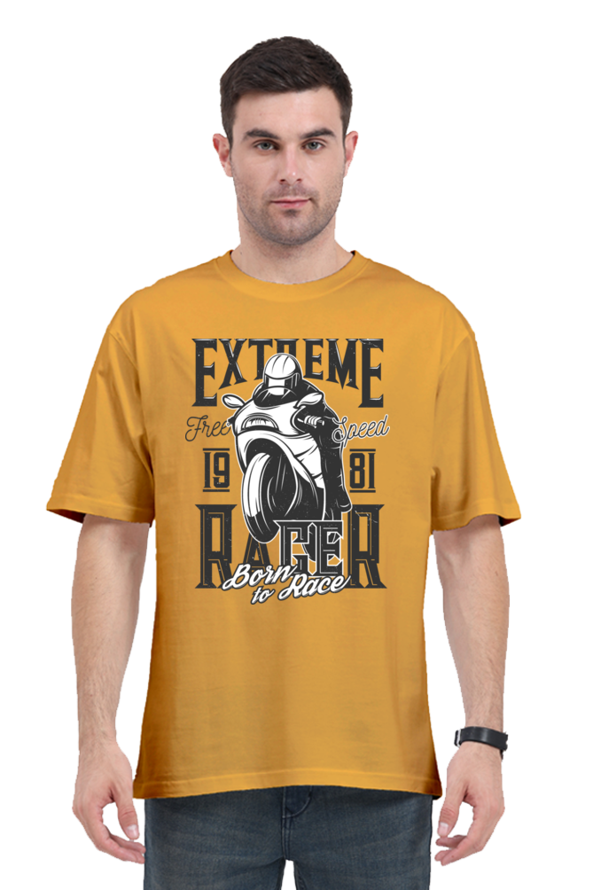 Extreme Racer Cotton Oversized Men’s T-Shirt