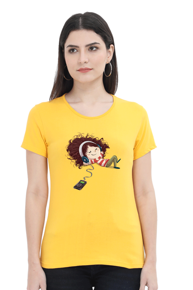 Relaxing Music Lover Women’s Cotton T-Shirt