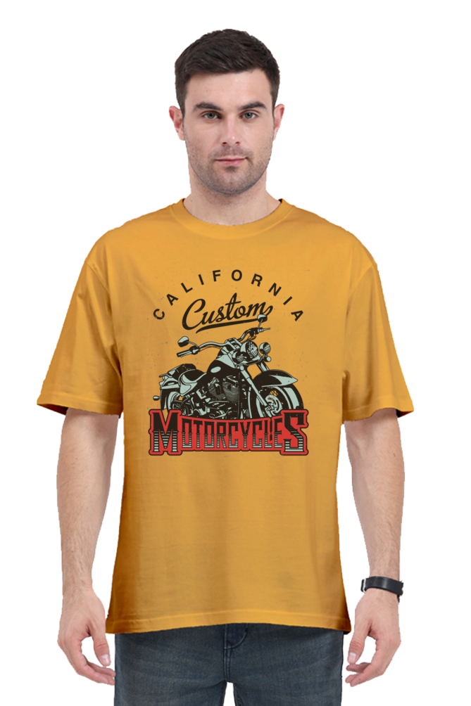 California Custom Motorcycles Oversized Men’s T-Shirt