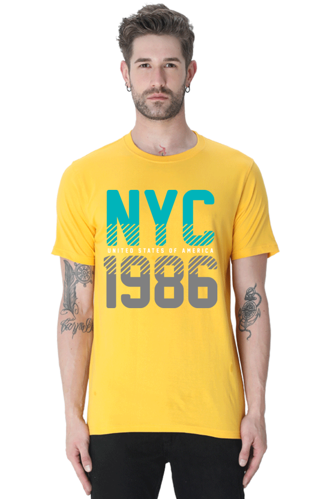 NYC 1986 Men’s Regular Cotton T-Shirt