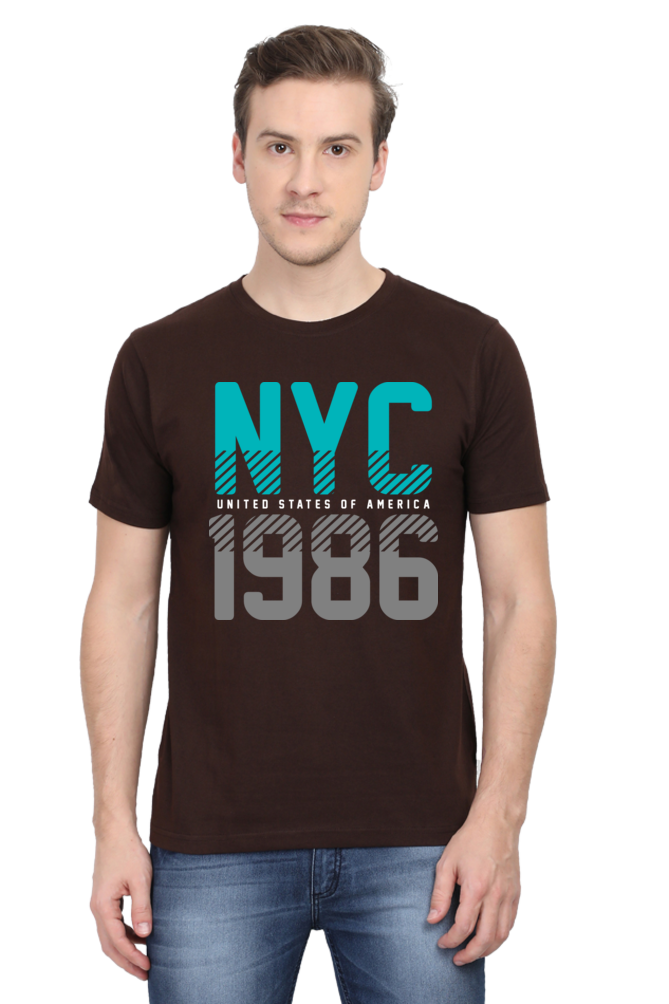 NYC 1986 Men’s Regular Cotton T-Shirt