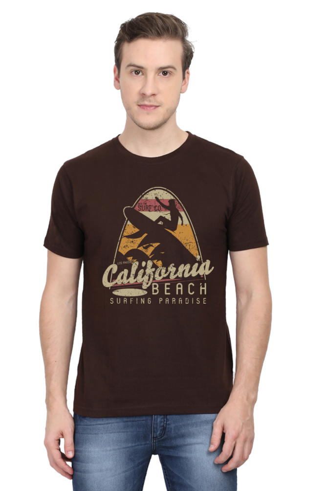 California Surf Paradise - Vintage Graphic Men's T-Shirt