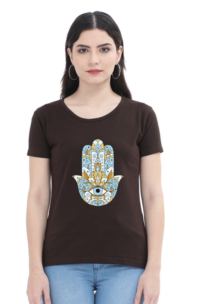 Eye of the Palm T-Shirt - A Unique and Stylish Statement Piece for Women