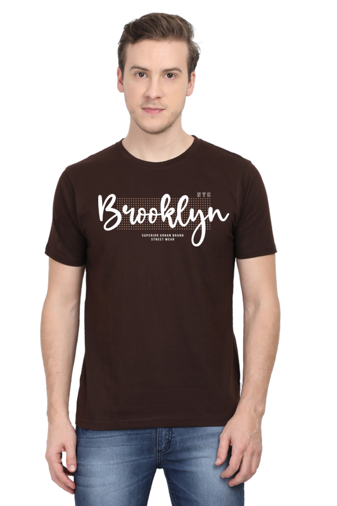 Brooklyn Signature Men’s Oversized Cotton T-Shirt