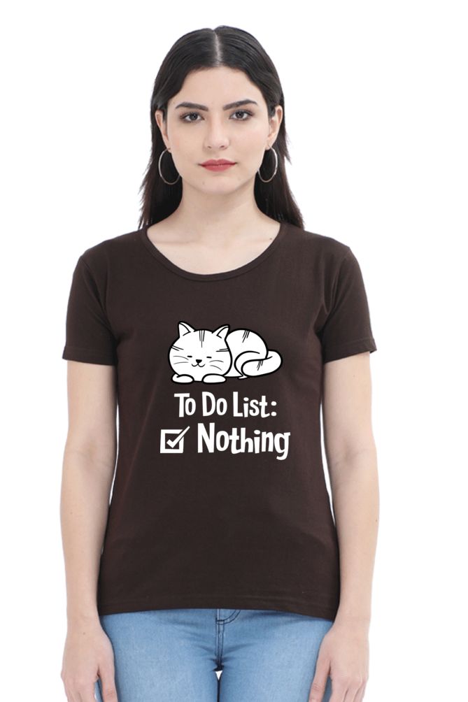 To Do List Cotton Women’s T-Shirt