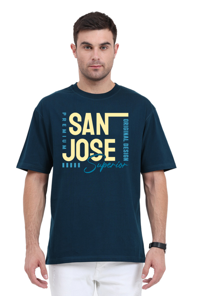 San Jose Premium Men’s Oversize Cotton T-Shirt